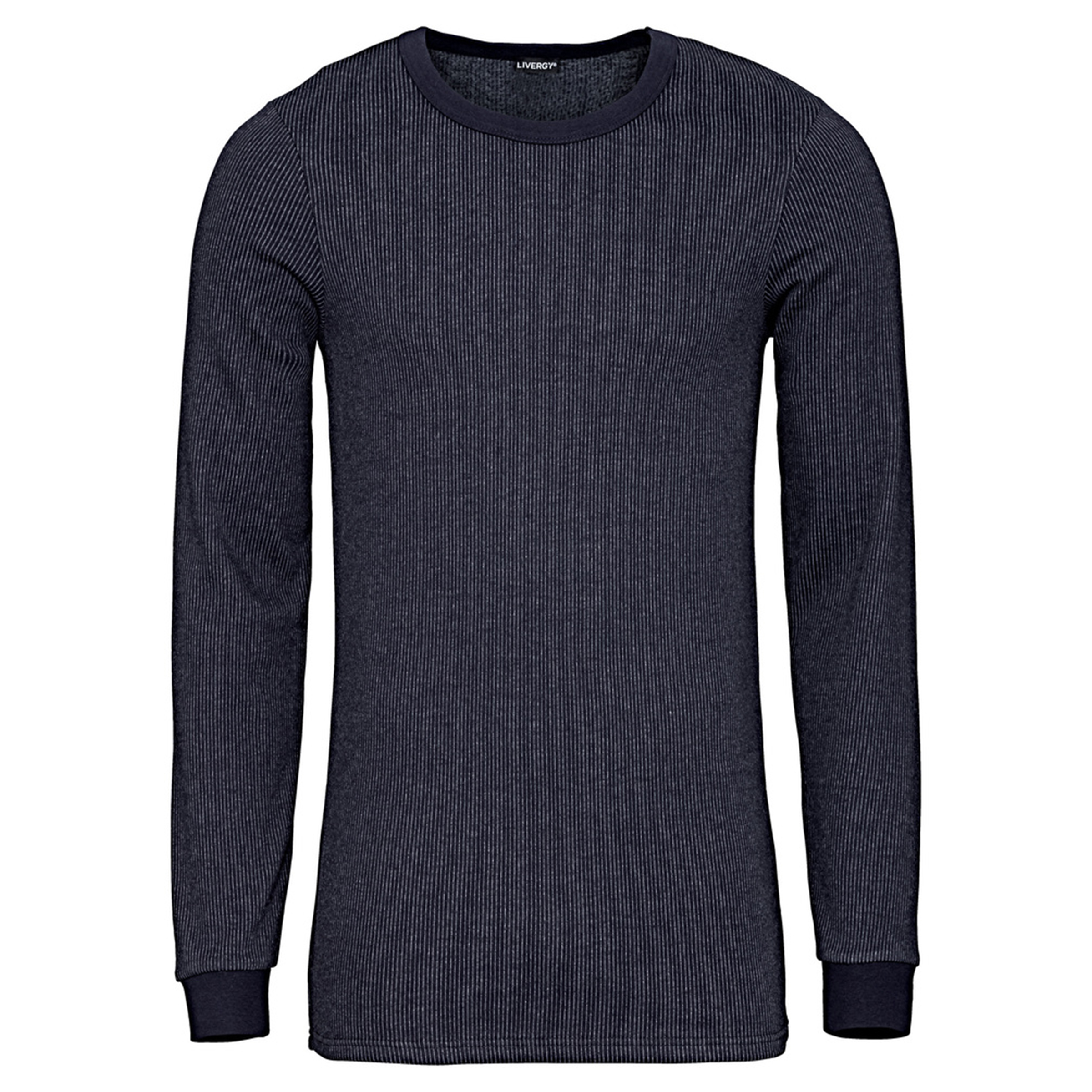 تی شرت آستین بلند مردانه لیورجی مدل Thermal12 رنگ سورمه ای