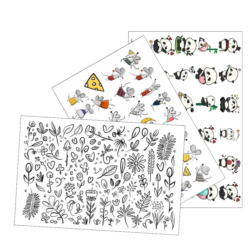 برچسب لنز ناخن مدل BLNG5610 مجموعه 3 عددی