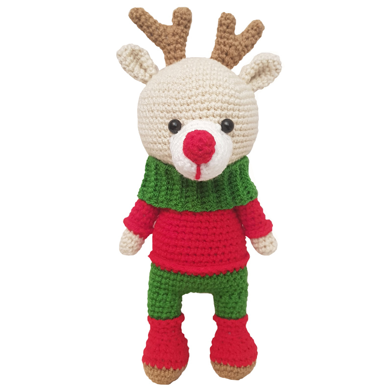 عروسک بافتنی طرح گوزن کد 27