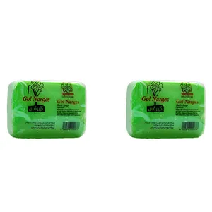 صابون شستشو گل نرگس مدل 02 وزن 125 گرم بسته 2 عددی