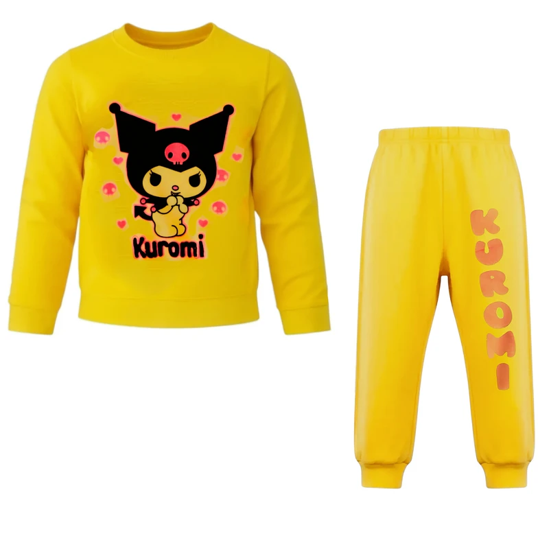 ست سویشرت و شلوار راحتی دخترانه سرینیکو مدل کرومی کد A20