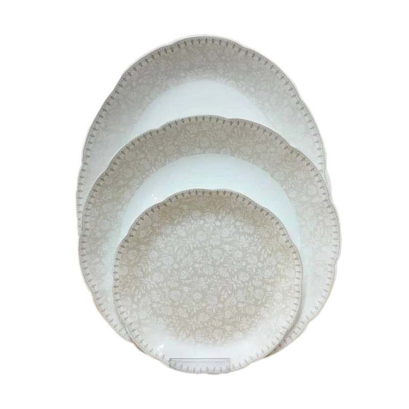 سرویس غذاخوری 26 پارچه 6 نفر دینو مدل آرکوپال 703 نیلوفری