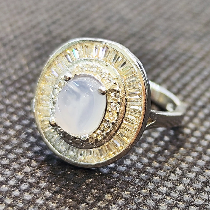 انگشتر نقره زنانه مدل سنگ عقیق یمانی کبود کد 5444 انگشتر نقره زنانه مدل سنگ عقیق یمانی کبود کد 5444