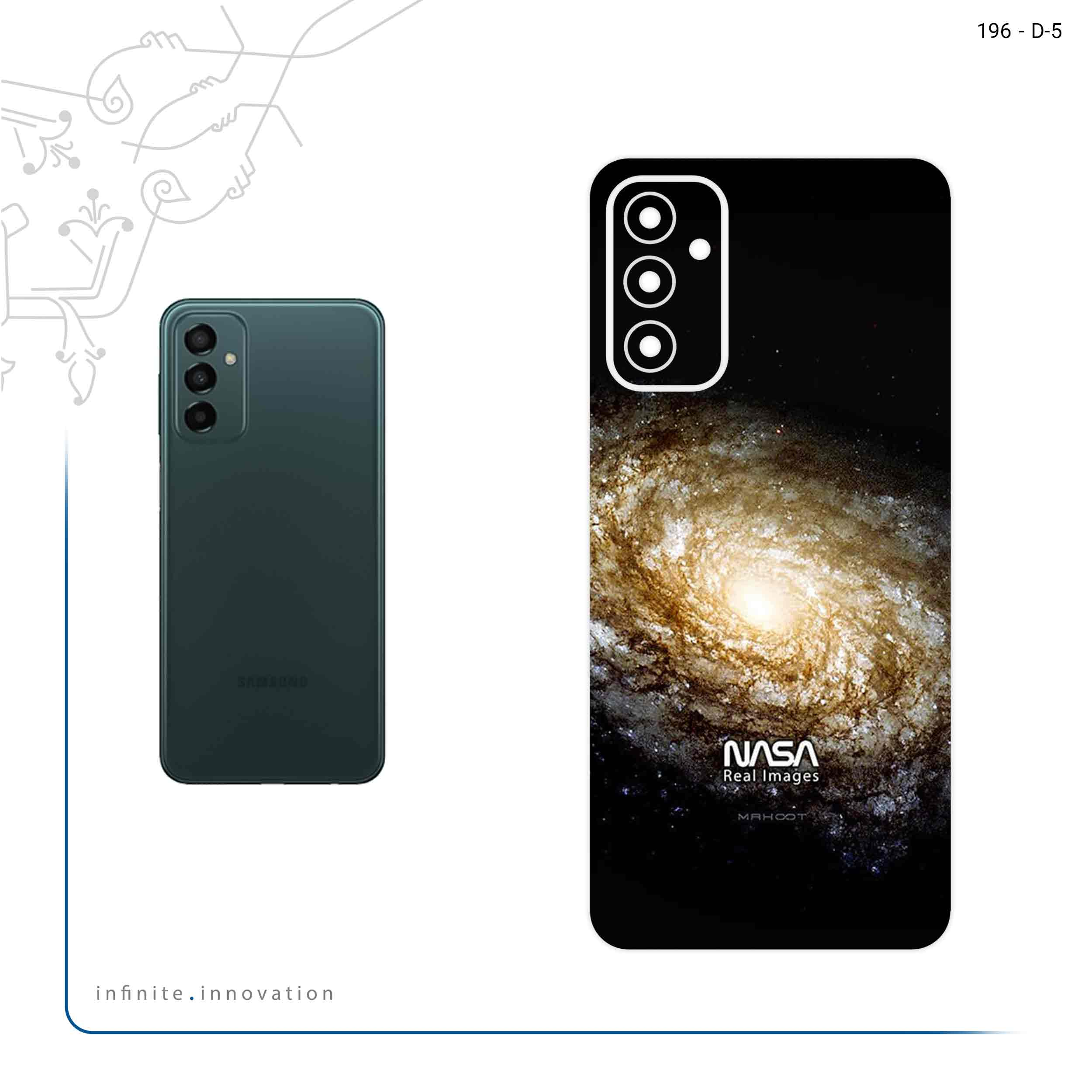 برچسب پوششی ماهوت مدل Universe_by_NASA_1 مناسب برای گوشی موبایل سامسونگ Galaxy M23
