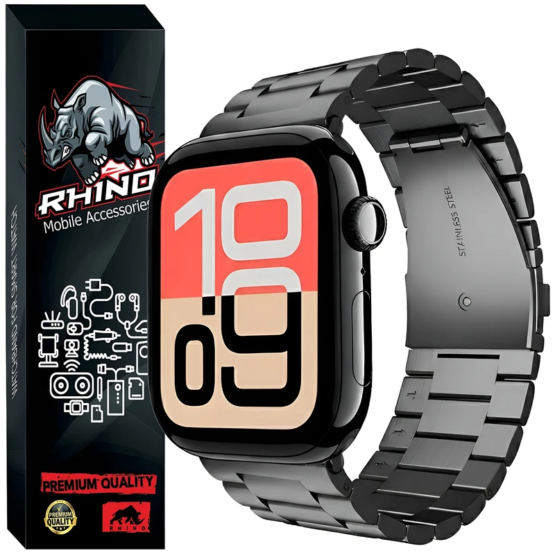 بند راینو مدل 3Bead مناسب برای اپل واچ 44 میلی متری سری SE 1 / SE 2 / SE 3