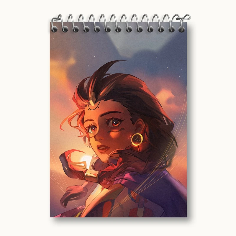 دفتر یادداشت 50 برگ خندالو مدل بازی اورواچ (Overwatch) کد 31638