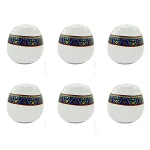 نمک پاش طرح ترنج نواری مجموعه 6 عددی