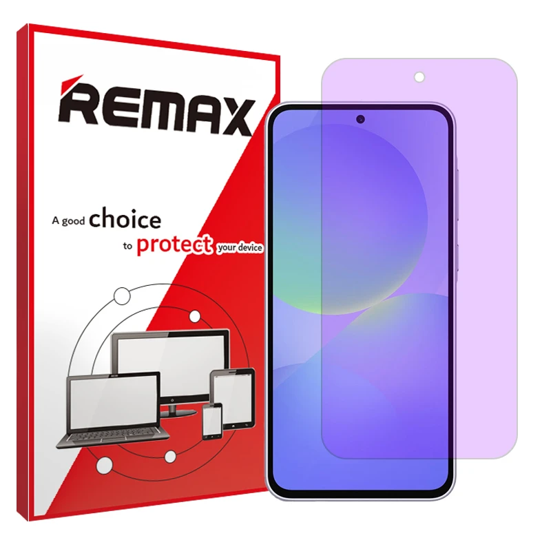 محافظ صفحه نمایش ضداشعه بنفش ریمکس مدل Eye Care مناسب برای گوشی موبایل سامسونگ Galaxy A56