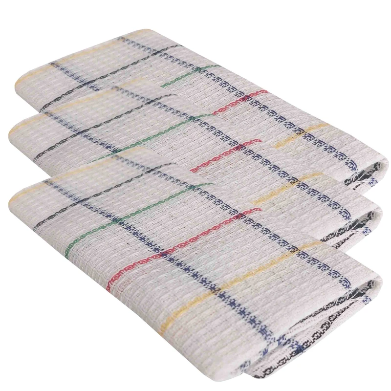 دستمال نظافت خانه و آشپزخانه نخ، پنبه‌ مدل بیتا بسته 3 عددی