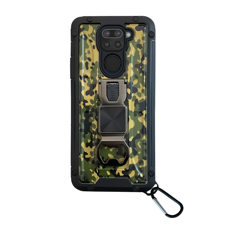 کاور فشن مدل Anti Shock مناسب برای گوشی موبایل شیائومی  Redmi Note 9 به همراه قلاب آویز 