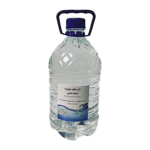 آب مقطر دیونیزه فرنام شیمی مدل A حجم 4 لیتر