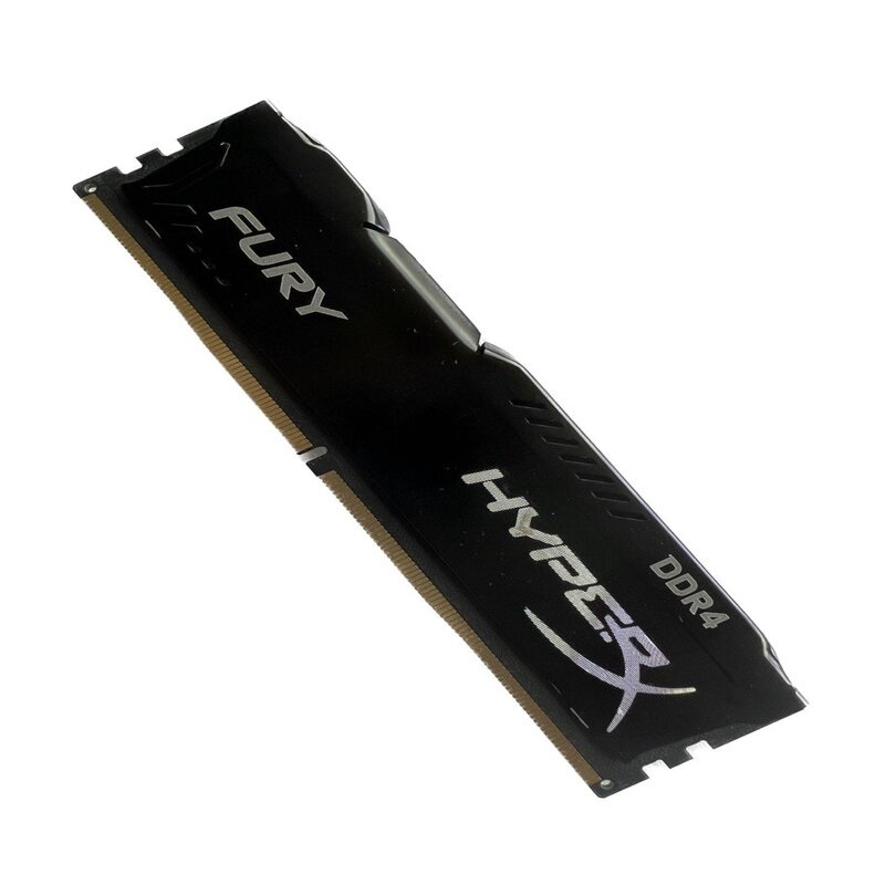 رم دسکتاپ DDR4 تک کاناله 3200 مگاهرتز کینگستون مدل HyperX Fury ظرفیت 4 گیگابایت