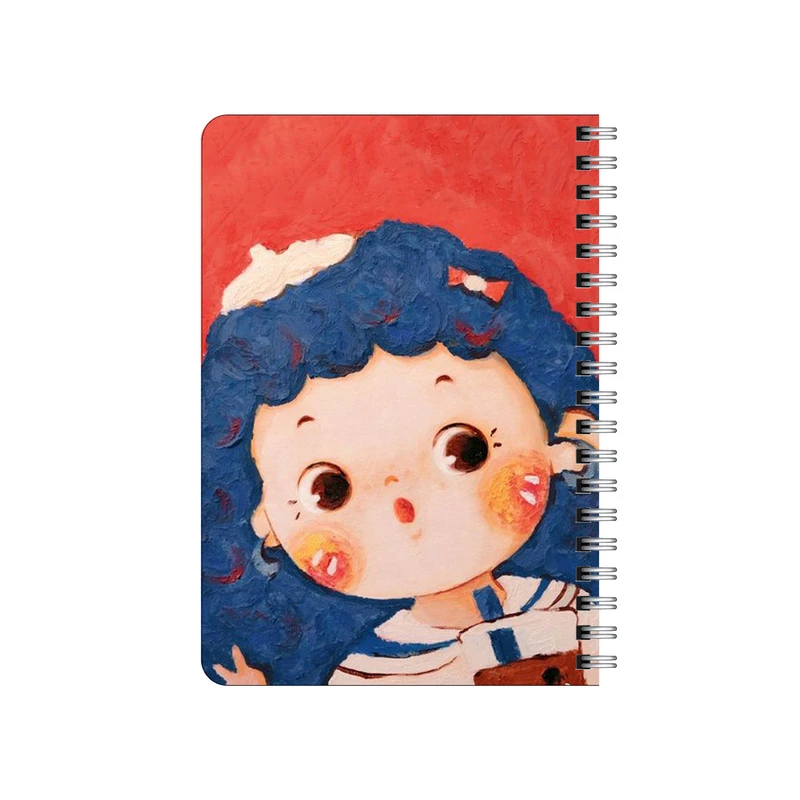 دفترچه یادداشت بامبیلیپ مدل چوبی طرح دختر لپ گلی کد 3424127