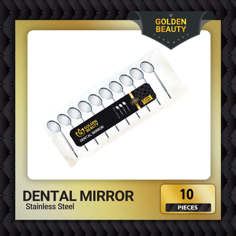 سرآینه دندانپزشکی گلدن بیوتی مدل X10 بسته 10 عددی