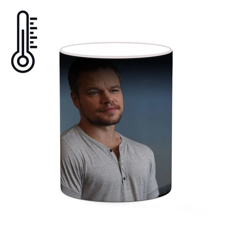 ماگ حرارتی کاکتی طرح مت دمون Matt Damon مدل mgh26880