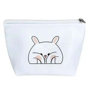 کیف لوازم آرایش دخترانه خندالو مدل استیکر بامزه کد H1381