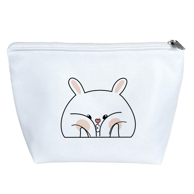 کیف لوازم آرایش دخترانه خندالو مدل استیکر بامزه کد H1381