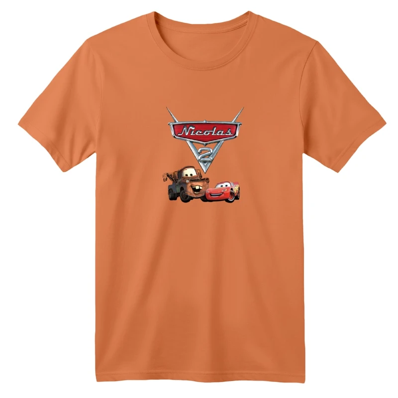 تی شرت آستین کوتاه بچگانه مدل ماشین ها کد 01