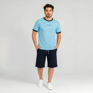 ست تی‌شرت آستین کوتاه و شلوارک راحتی مردانه مادر مدل Dante کد 2571412