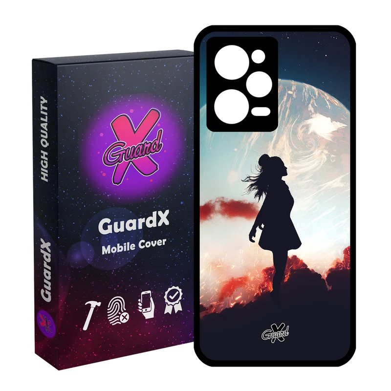 کاور گارد ایکس طرح دختر مدل Glass10195 مناسب برای گوشی موبایل شیائومی Redmi Note 12 Pro 5G/Poco X5 Pro 5G/Note 12 Pro Pro speed