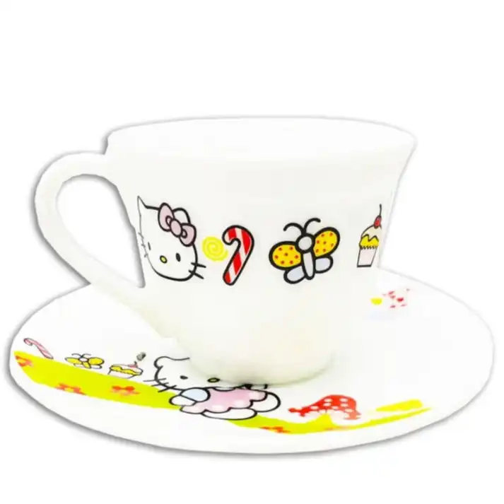 سرویس غذاخوری 5 تکه کودک پارس اپال طرح کیتی کد 653