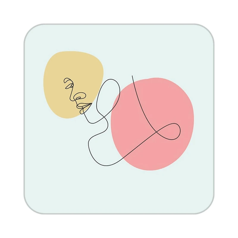 زیر لیوانی کاکتی طرح عاشقانه مدل mp41129