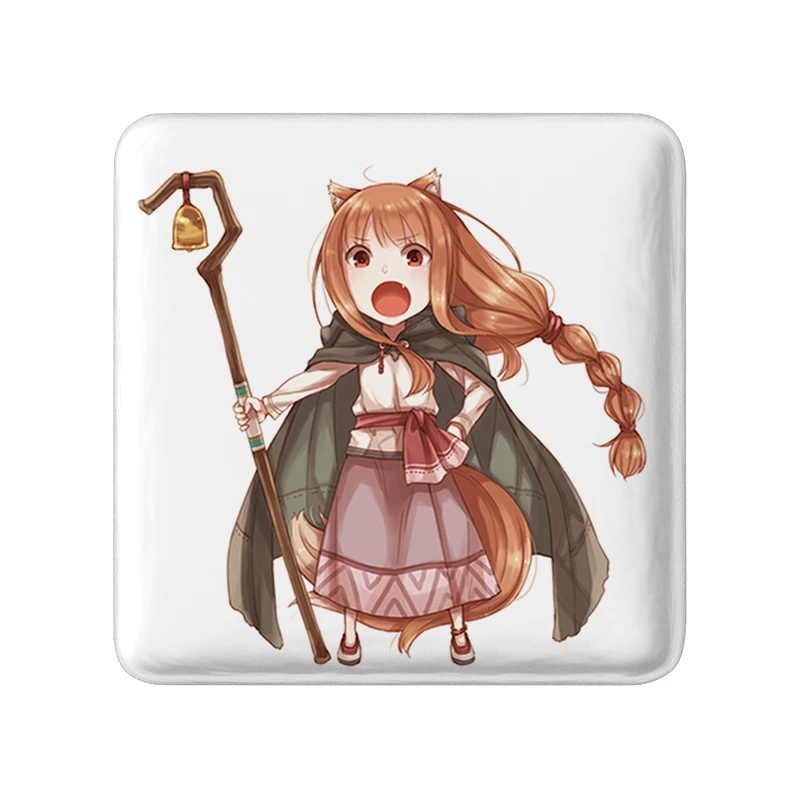 پیکسل خندالو طرح هولو انیمه ادویه و گرگ مدل مربعی کد 36095