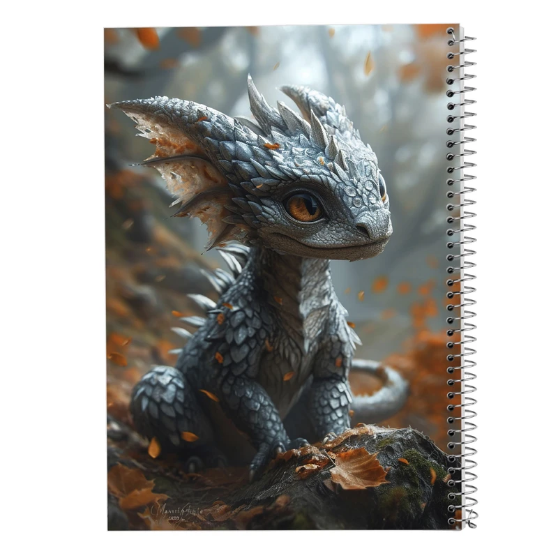 دفتر مشق 50 برگ مدوپد مدل اژدها کد DF16809