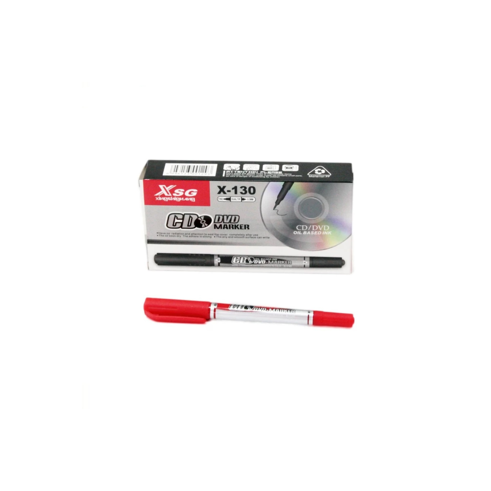 ماژیک سی دی ایکس اس جی مدل X-130 کد pkht-002-6 بسته 12 عددی