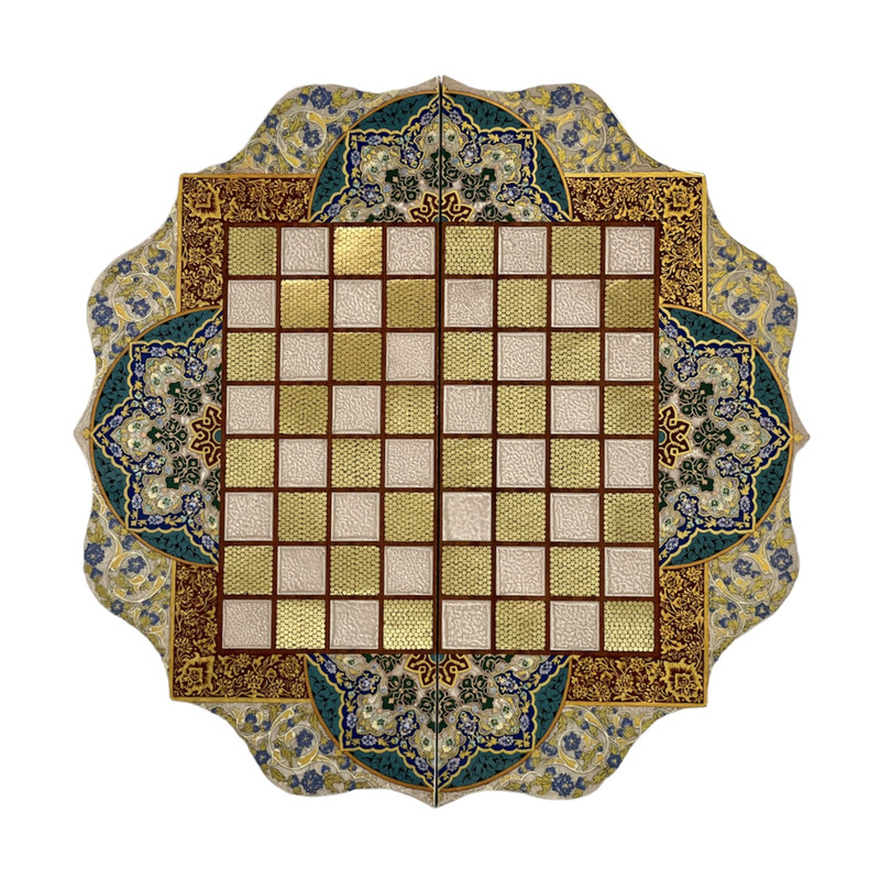 شطرنج مدل خاتم طرح خورشیدی کد 4393