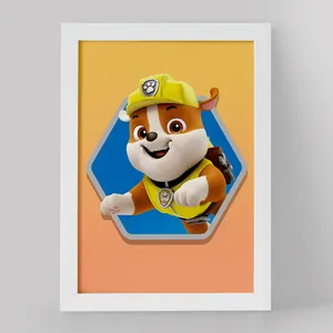 تابلو خندالو مدل رابل سگ های نگهبان کد 12587