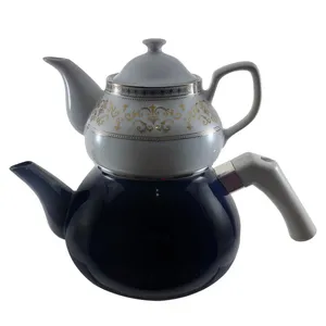 ست کتری و قوری ویسنبرگ مدل لعابی