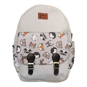 کوله پشتی دخترانه وندی گیفت مدل دامون طرح حیوانات