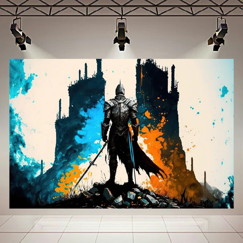 پوستر طرح مخمل گیم مدل شوالیه کد AR303831