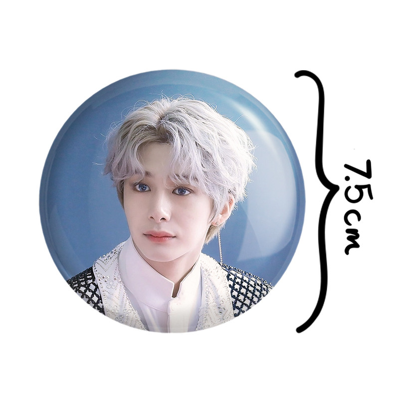 آینه جیبی خندالو طرح هیونگ وون گروه مانستا اکس MONSTA X مدل تاشو کد 21176