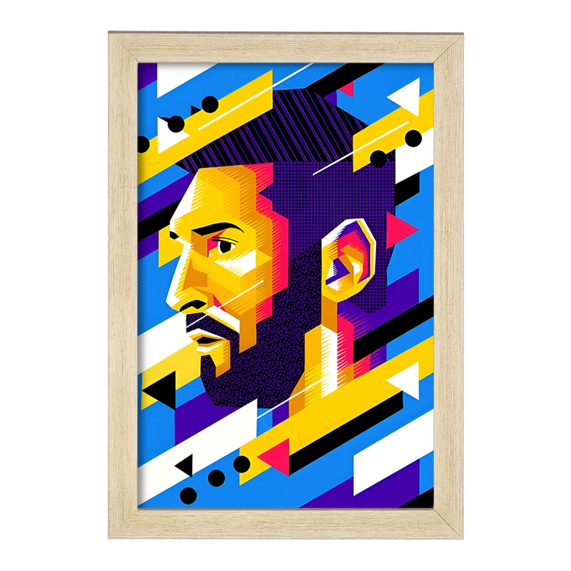 تابلو خندالو مدل لیونل مسی کد F4614