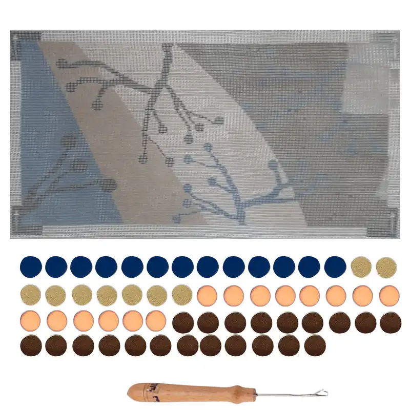 بسته فرشینه بافی مدل 1023 مجموعه 59 عددی