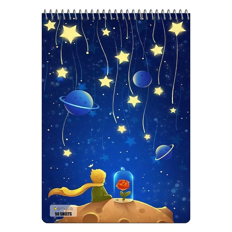 دفتر نقاشی 50 برگ سیمی کارنیکا طرح شازده کوچولو The Little Prince کد 34412