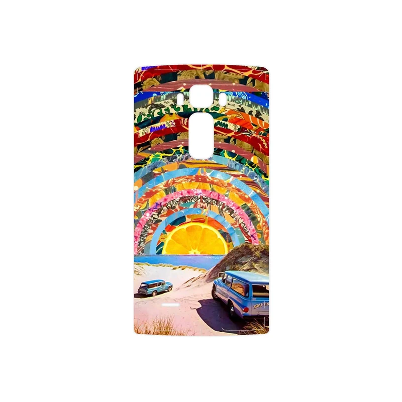 برچسب پوششی ماهوت مدل Collage of Orange Sky مناسب برای گوشی موبایل ال جی G Flex 2