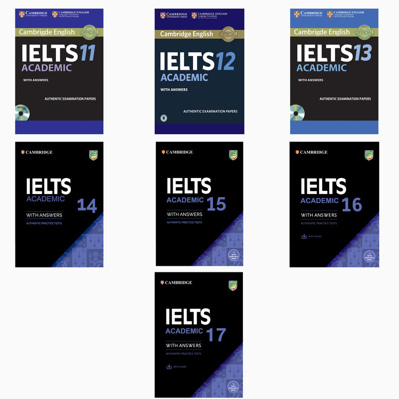 کتاب Cambridge IELTS Academic اثر جمعی از نویسندگان انتشارات دانشگاه کمبریج 7جلدی
