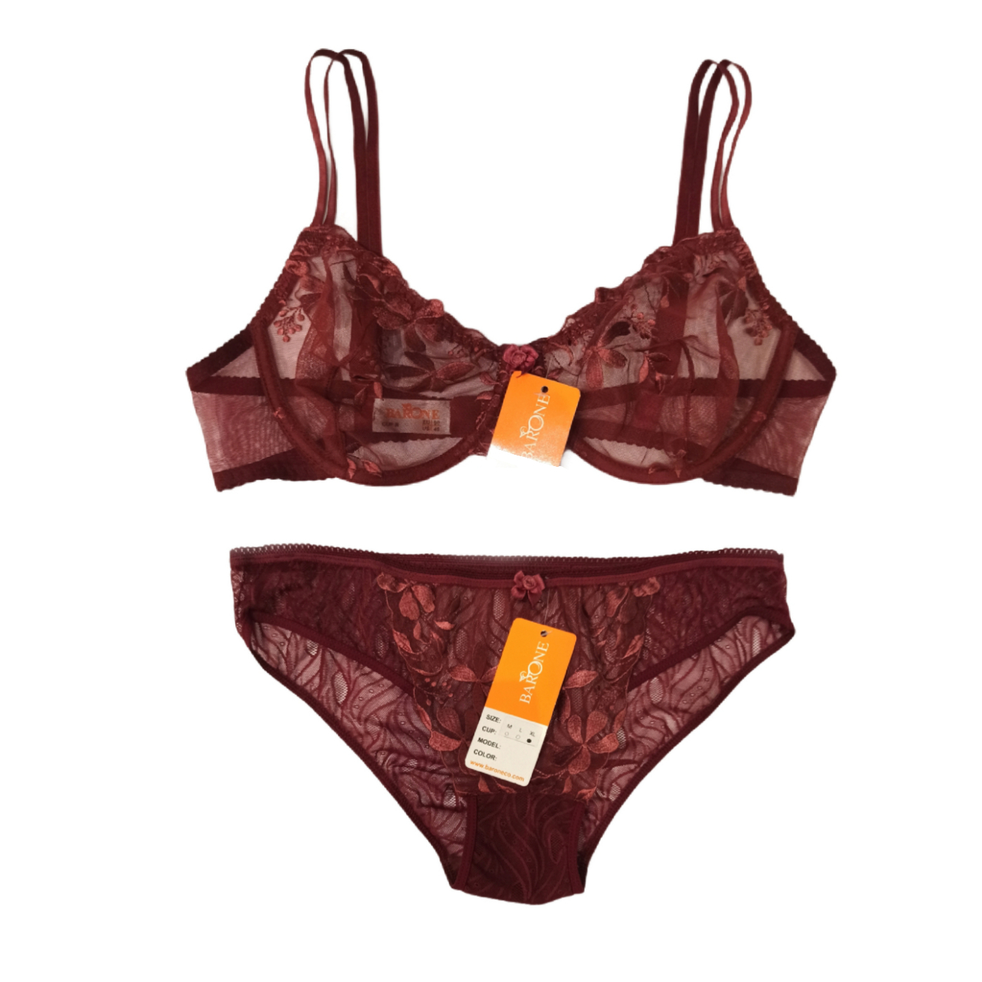 ست شورت و سوتین زنانه مدل توری گلدوزی کد 041