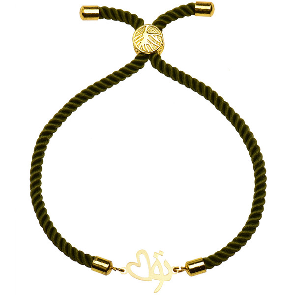 دستبند طلا 18 عیار زنانه کرابو تو و قلب مدل Kr2454