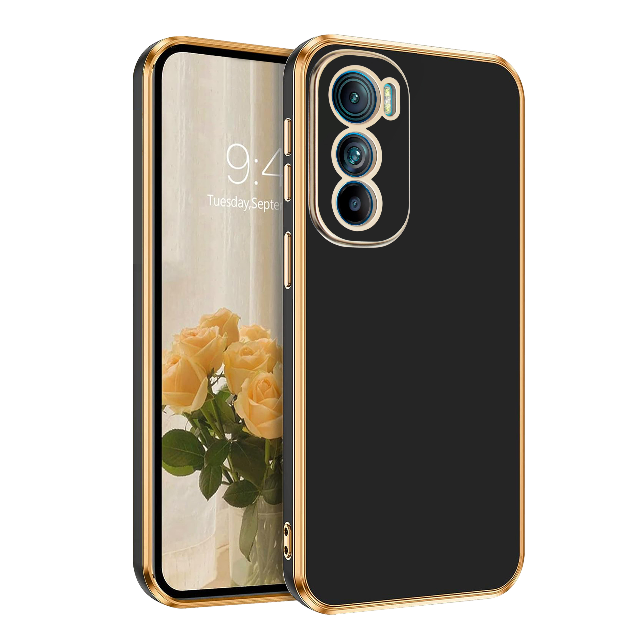 کاور مانستر مدل Plated مناسب برای گوشی موبایل موتورولا Moto Edge 30