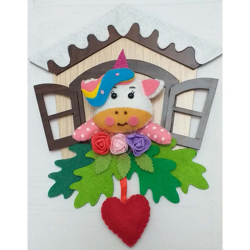 دیوار کوب اتاق کودک مدل اسب تک شاخ