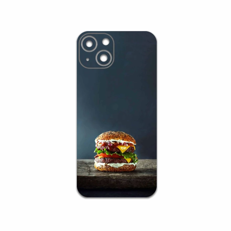 برچسب پوششی ماهوت مدل Hamburger مناسب برای گوشی موبایل اپل iPhone 13