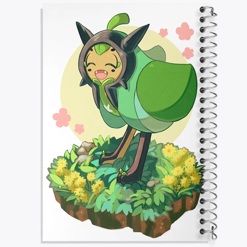 دفتر ژورنال نویسی 50 برگ خندالو مدل نقطه ای طرح بازی پوکمون (pokemon) کد 32744