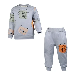 ست سویشرت و شلوار راحتی بچگانه مدل خرس نقطه ای