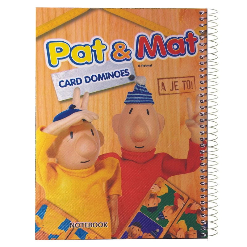 دفتر مشق 50 برگ مدل pat-mat