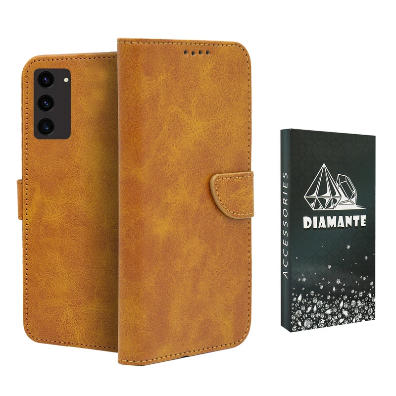 کیف کلاسوری دیامانته مدل Nezhad Bk مناسب برای گوشی موبایل سامسونگ Galaxy S20 به همراه بندآویز