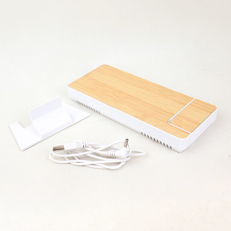 ساعت رومیزی طرح بامبو مدل DS-5718LW